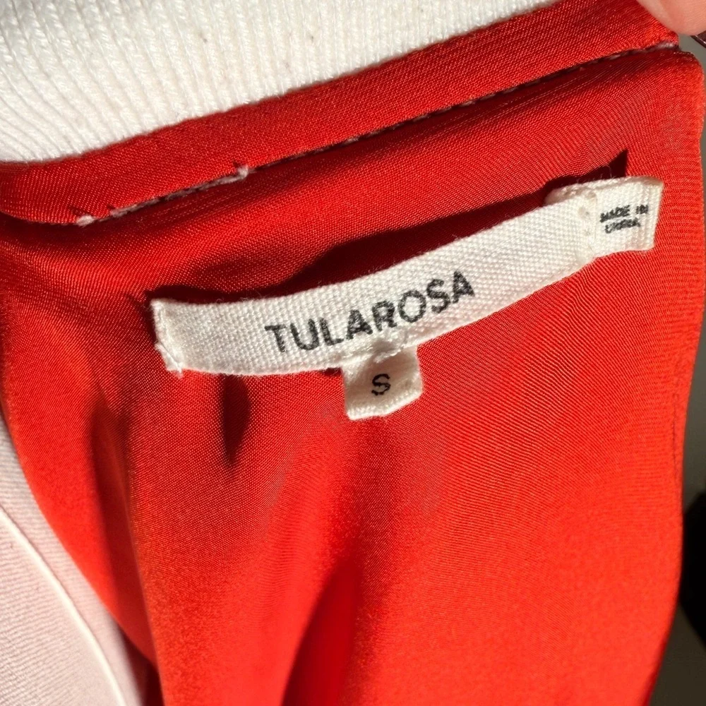 Tularosa Silver, White and Maroon 70s Inspired Track Jacket - Picture 3 of 6